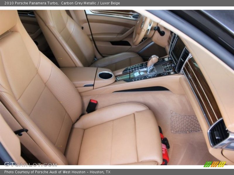 Carbon Grey Metallic / Luxor Beige 2010 Porsche Panamera Turbo