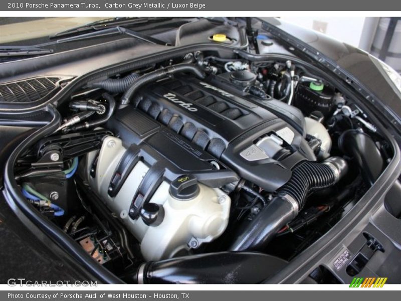 Carbon Grey Metallic / Luxor Beige 2010 Porsche Panamera Turbo