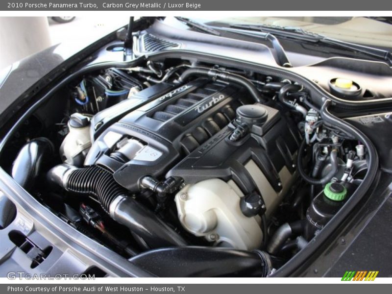 Carbon Grey Metallic / Luxor Beige 2010 Porsche Panamera Turbo