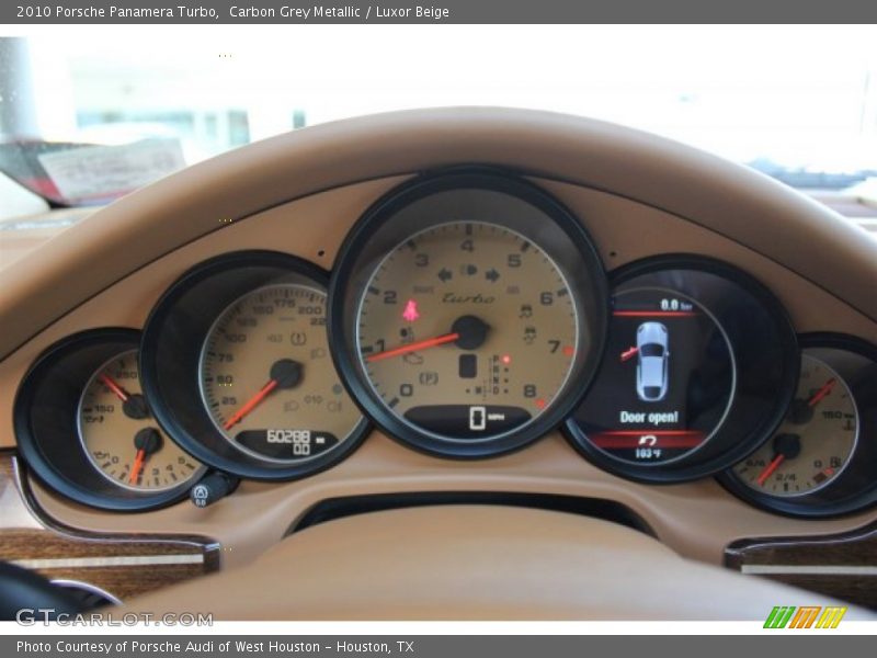 Carbon Grey Metallic / Luxor Beige 2010 Porsche Panamera Turbo