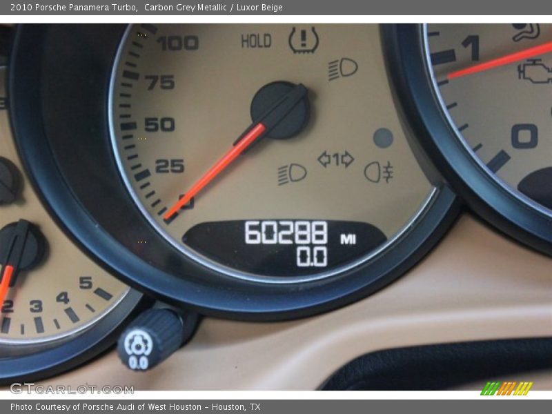 Carbon Grey Metallic / Luxor Beige 2010 Porsche Panamera Turbo