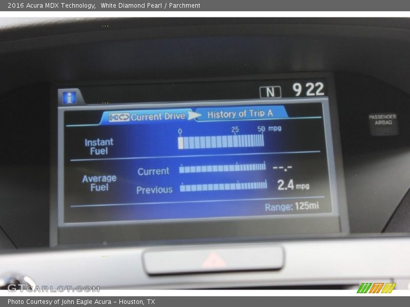 White Diamond Pearl / Parchment 2016 Acura MDX Technology