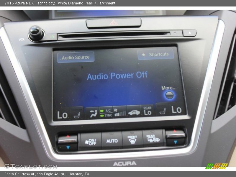 White Diamond Pearl / Parchment 2016 Acura MDX Technology