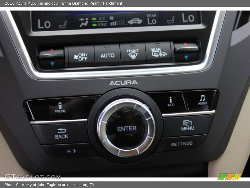 White Diamond Pearl / Parchment 2016 Acura MDX Technology