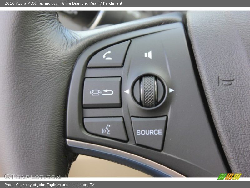 White Diamond Pearl / Parchment 2016 Acura MDX Technology