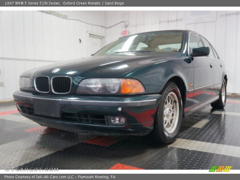 Oxford Green Metallic / Sand Beige 1997 BMW 5 Series 528i Sedan