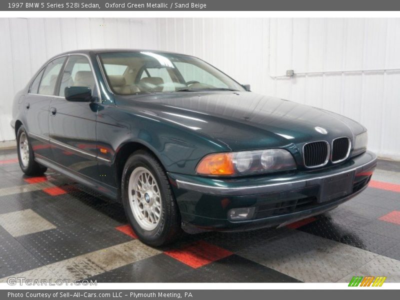 Oxford Green Metallic / Sand Beige 1997 BMW 5 Series 528i Sedan