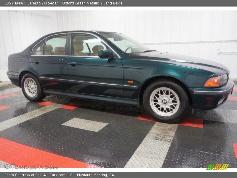 Oxford Green Metallic / Sand Beige 1997 BMW 5 Series 528i Sedan