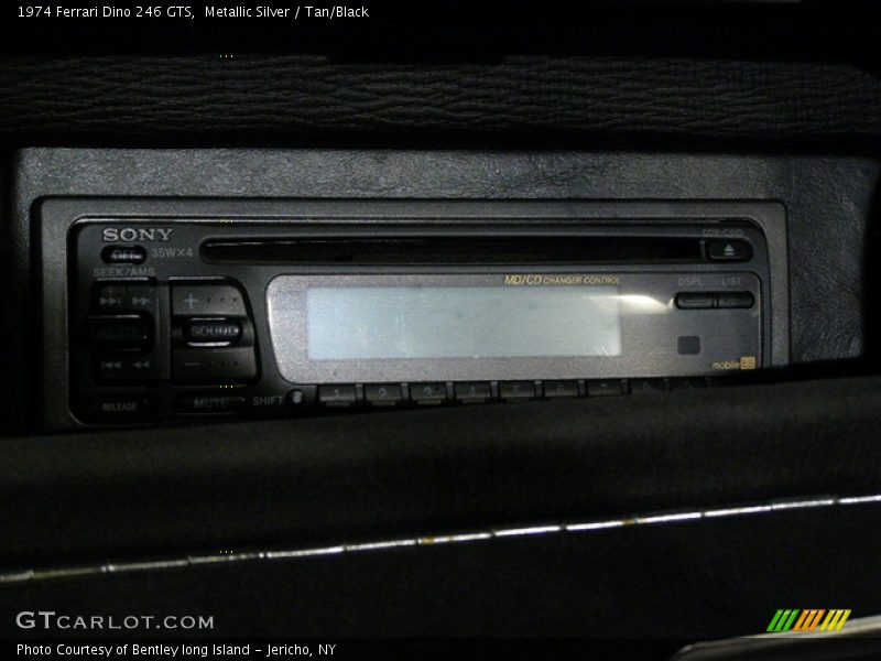 1974 Dino GTS, Metallic Silver / Tan/Black, Radio, CD player - 1974 Ferrari Dino 246 GTS