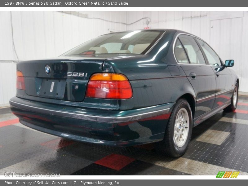 Oxford Green Metallic / Sand Beige 1997 BMW 5 Series 528i Sedan