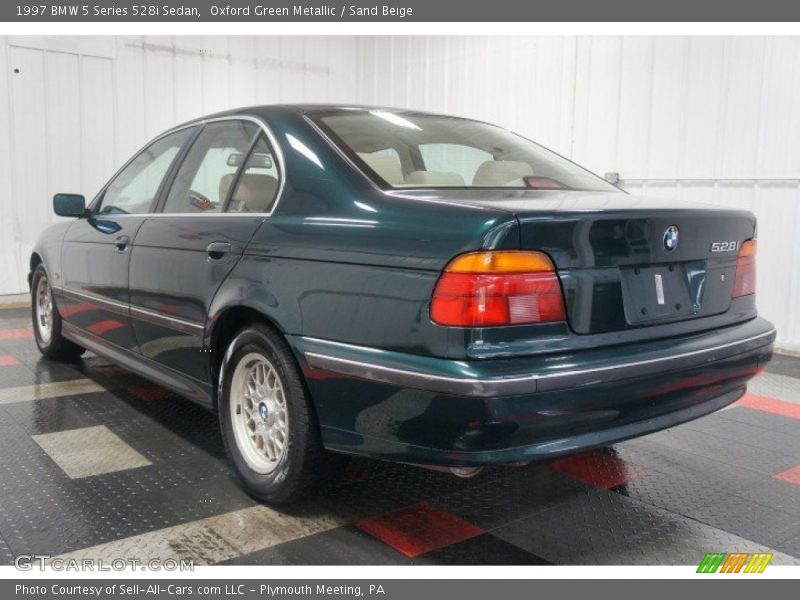 Oxford Green Metallic / Sand Beige 1997 BMW 5 Series 528i Sedan