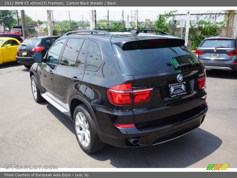 Carbon Black Metallic / Black 2012 BMW X5 xDrive35i Premium
