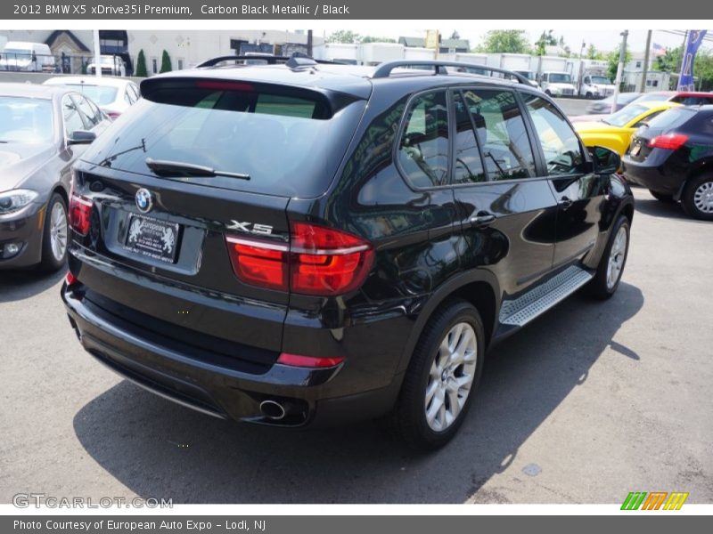 Carbon Black Metallic / Black 2012 BMW X5 xDrive35i Premium