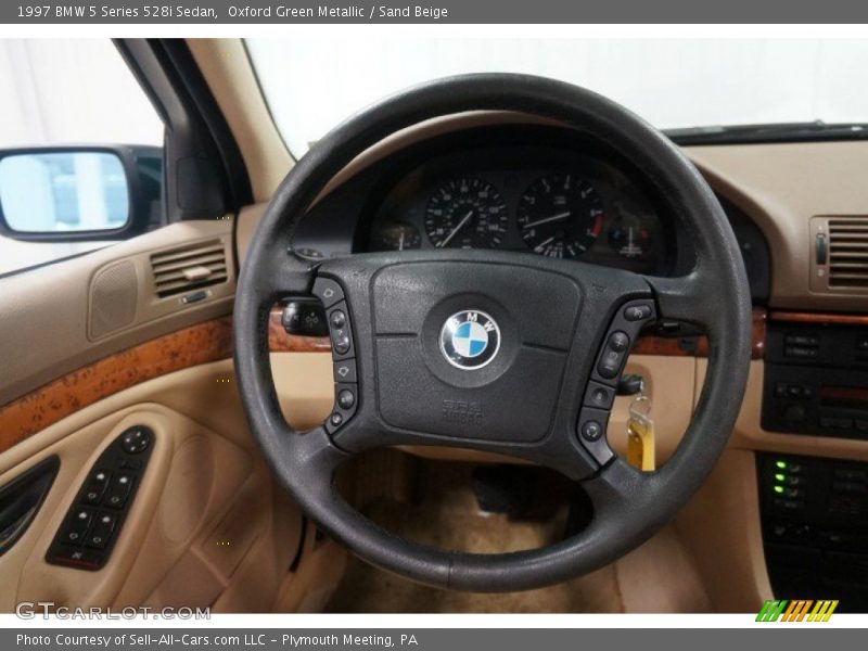 Oxford Green Metallic / Sand Beige 1997 BMW 5 Series 528i Sedan