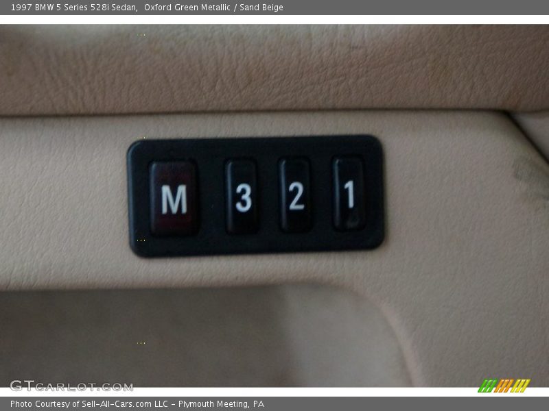 Oxford Green Metallic / Sand Beige 1997 BMW 5 Series 528i Sedan