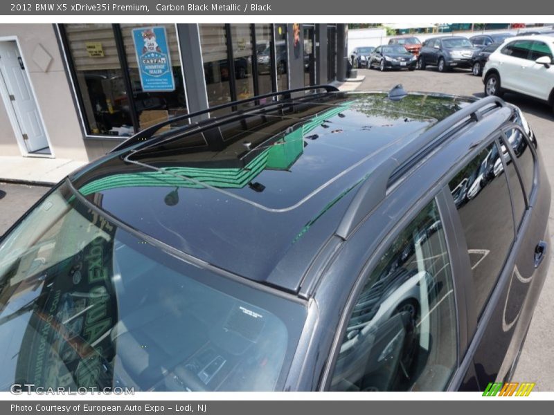 Carbon Black Metallic / Black 2012 BMW X5 xDrive35i Premium
