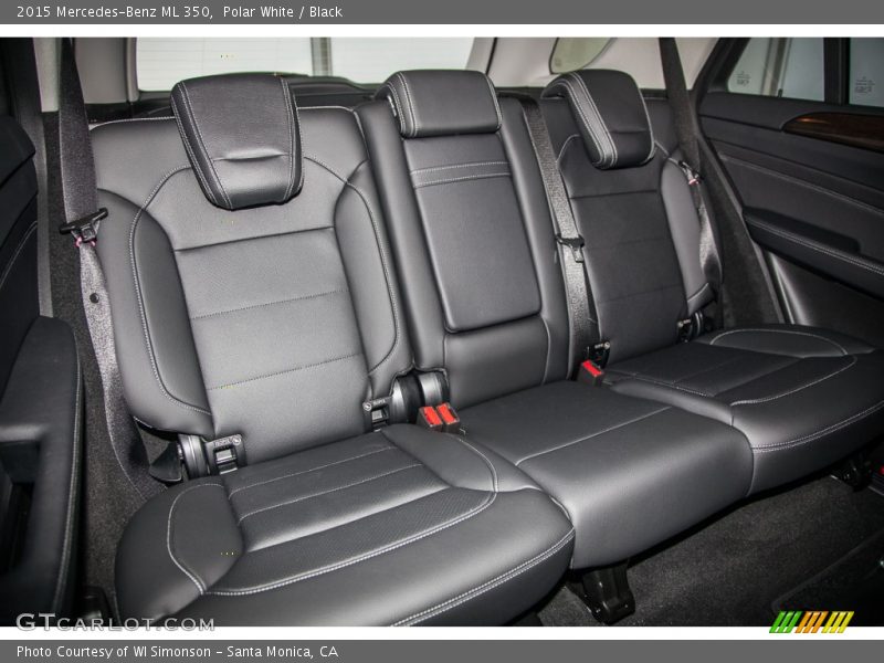 Polar White / Black 2015 Mercedes-Benz ML 350