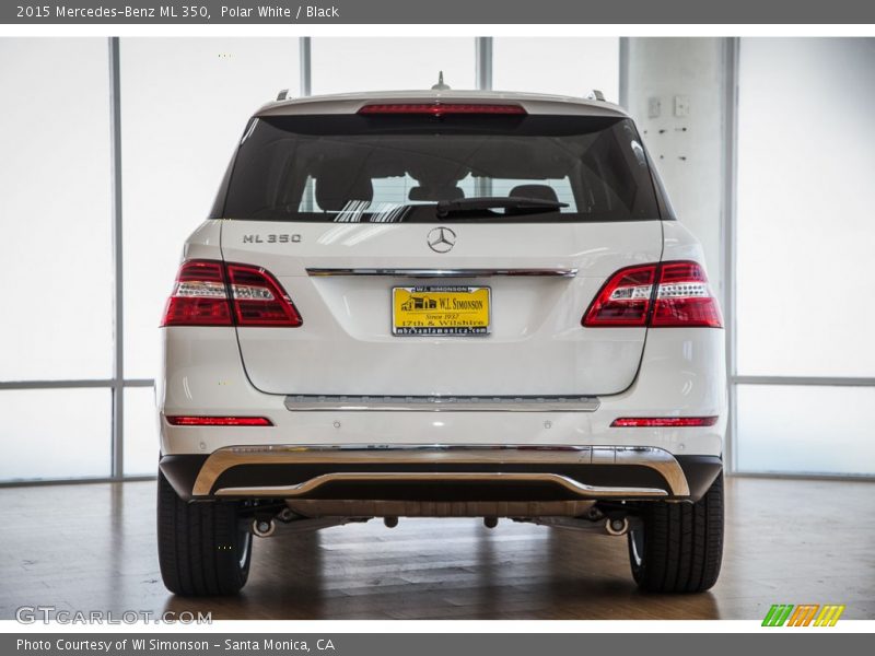 Polar White / Black 2015 Mercedes-Benz ML 350