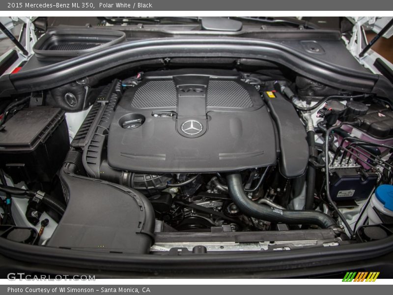 Polar White / Black 2015 Mercedes-Benz ML 350