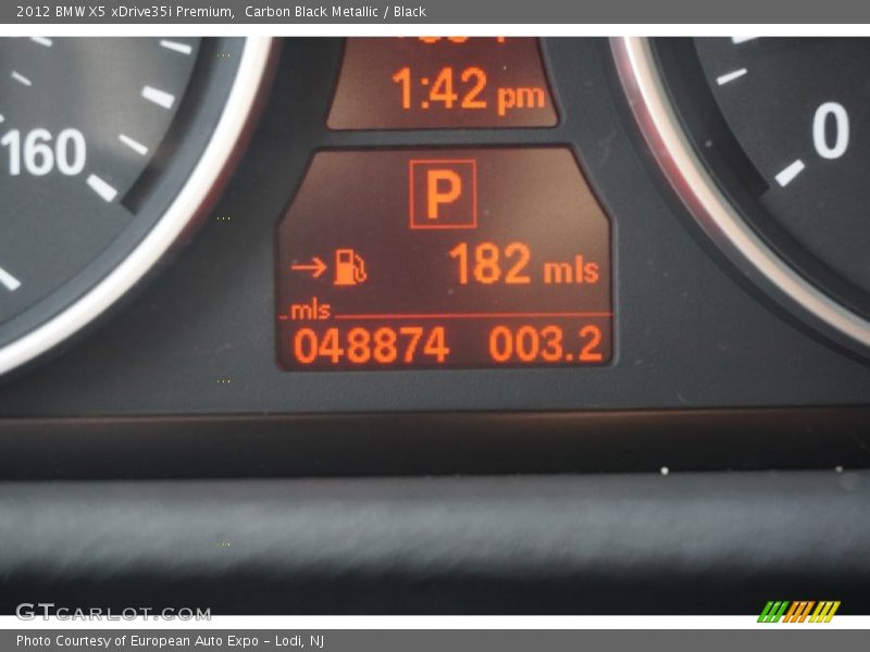 Carbon Black Metallic / Black 2012 BMW X5 xDrive35i Premium