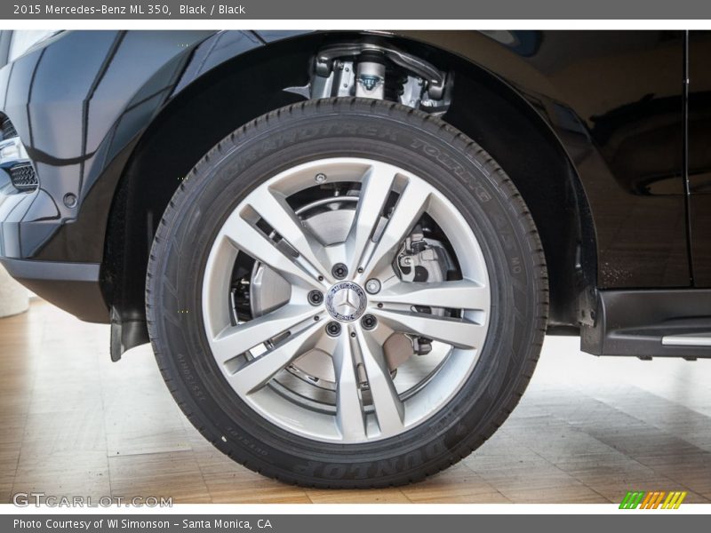 Black / Black 2015 Mercedes-Benz ML 350