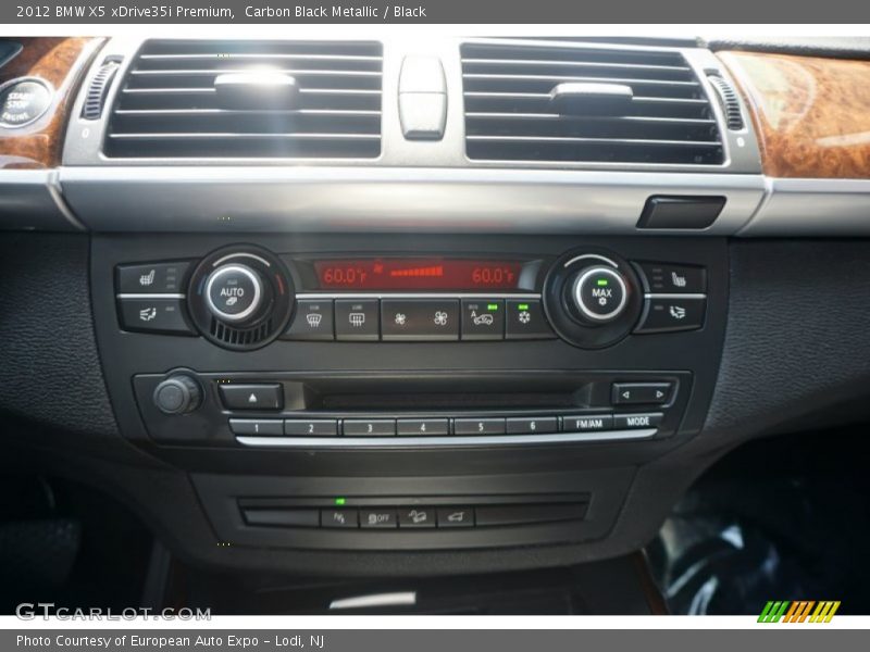 Carbon Black Metallic / Black 2012 BMW X5 xDrive35i Premium