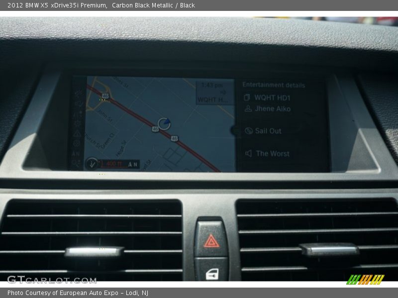 Carbon Black Metallic / Black 2012 BMW X5 xDrive35i Premium
