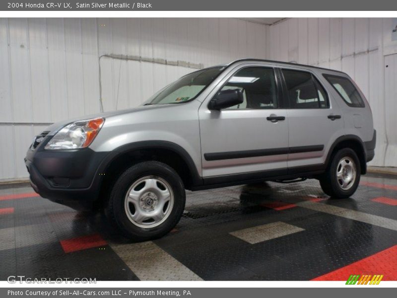 Satin Silver Metallic / Black 2004 Honda CR-V LX