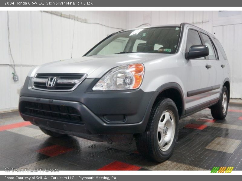 Satin Silver Metallic / Black 2004 Honda CR-V LX