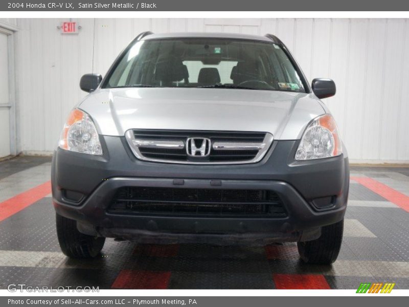 Satin Silver Metallic / Black 2004 Honda CR-V LX