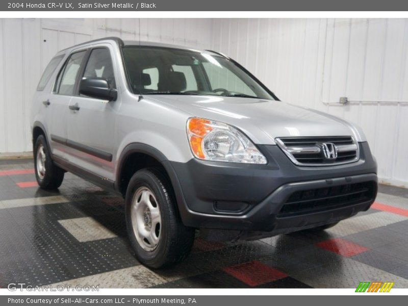 Satin Silver Metallic / Black 2004 Honda CR-V LX