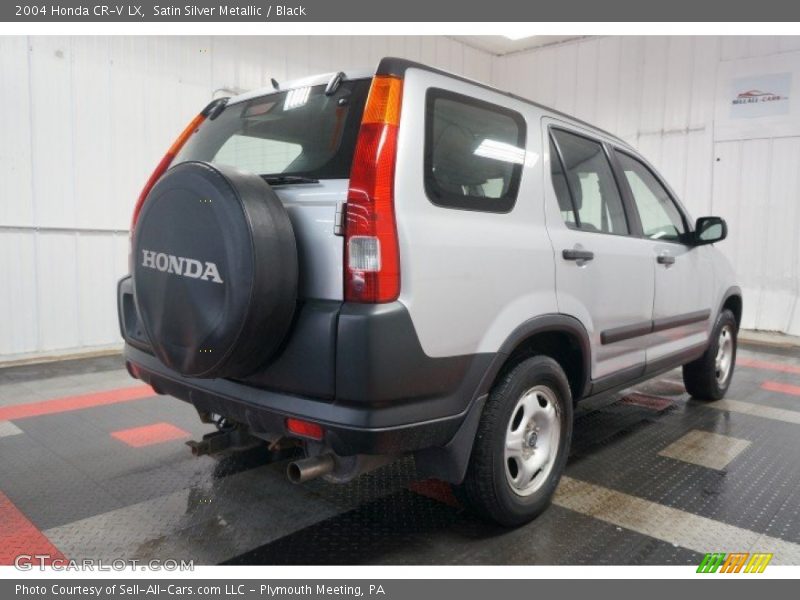 Satin Silver Metallic / Black 2004 Honda CR-V LX