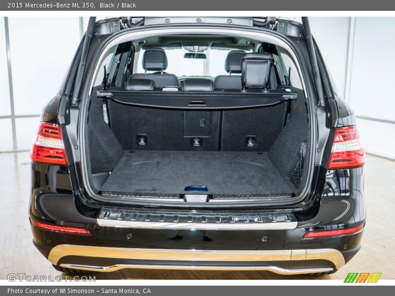 Black / Black 2015 Mercedes-Benz ML 350