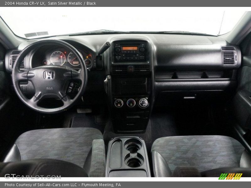 Satin Silver Metallic / Black 2004 Honda CR-V LX