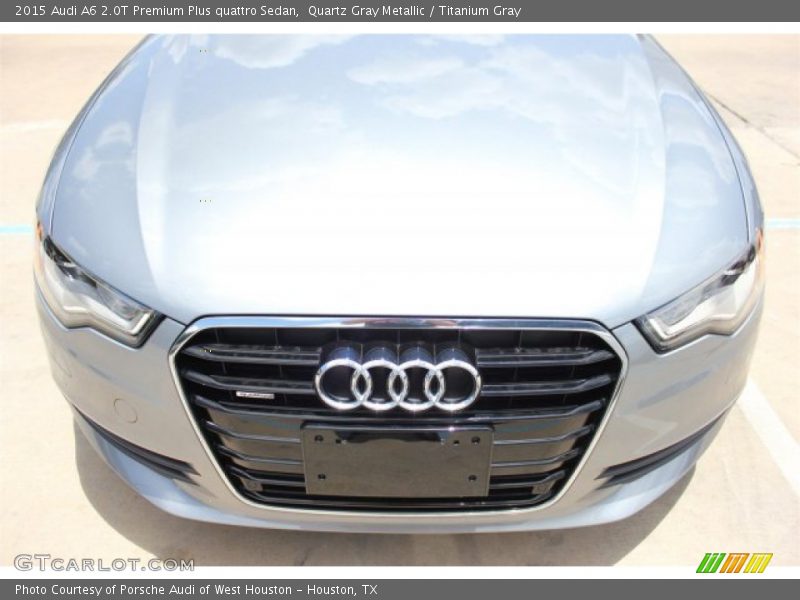 Quartz Gray Metallic / Titanium Gray 2015 Audi A6 2.0T Premium Plus quattro Sedan