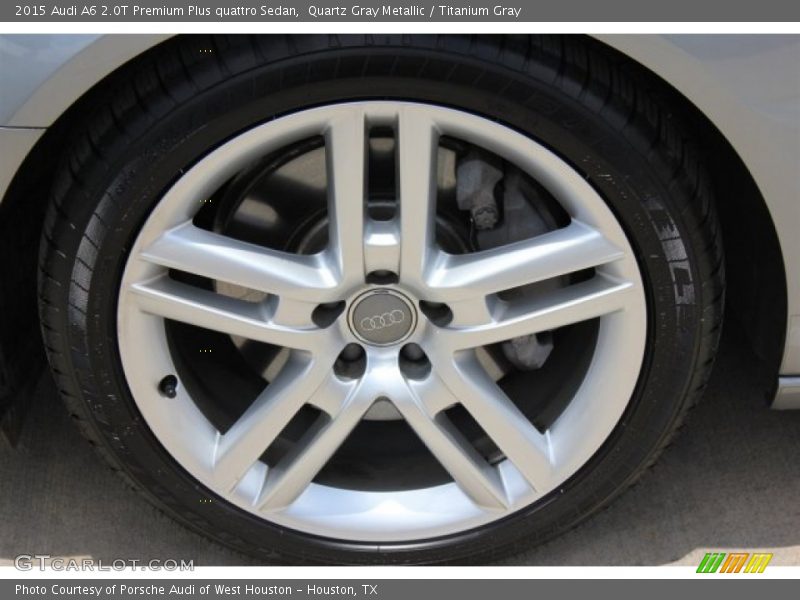 Quartz Gray Metallic / Titanium Gray 2015 Audi A6 2.0T Premium Plus quattro Sedan