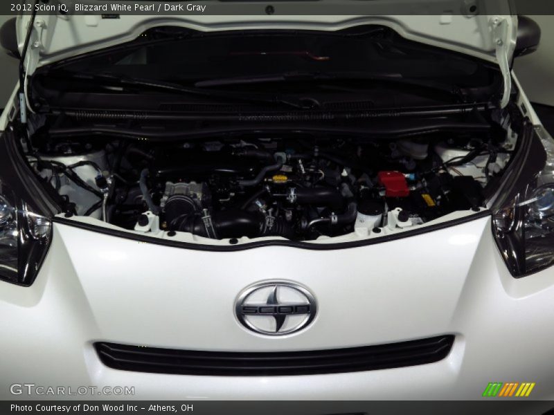 Blizzard White Pearl / Dark Gray 2012 Scion iQ