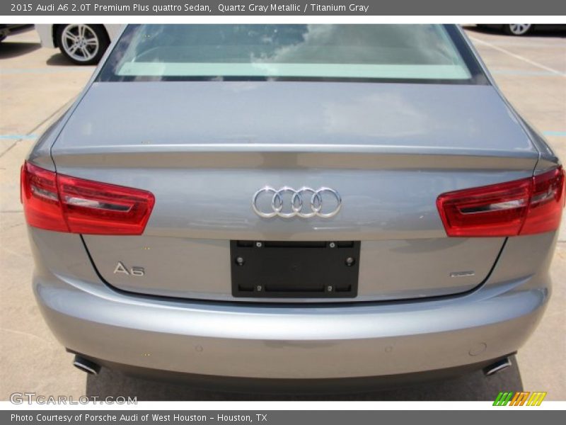 Quartz Gray Metallic / Titanium Gray 2015 Audi A6 2.0T Premium Plus quattro Sedan