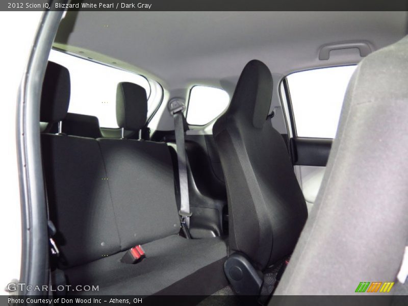 Blizzard White Pearl / Dark Gray 2012 Scion iQ