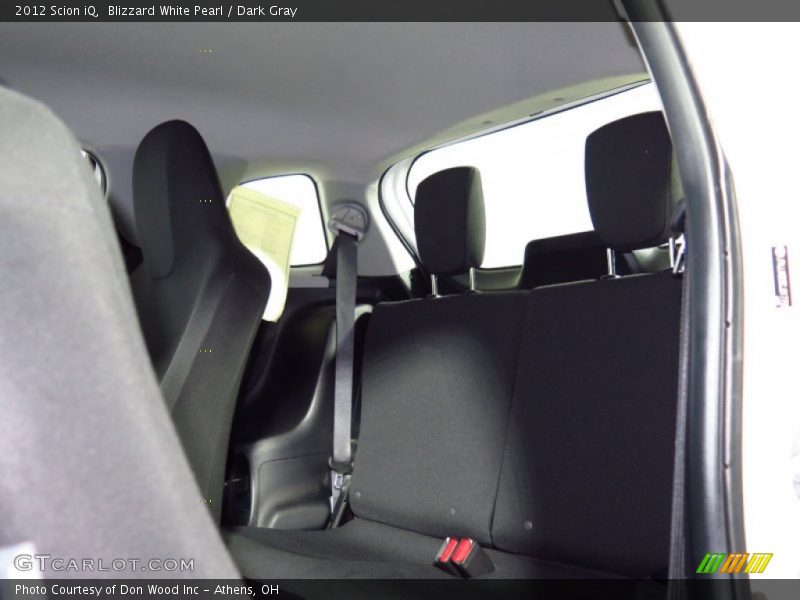 Blizzard White Pearl / Dark Gray 2012 Scion iQ