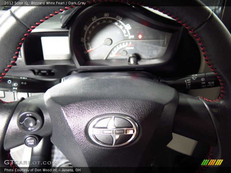 Blizzard White Pearl / Dark Gray 2012 Scion iQ
