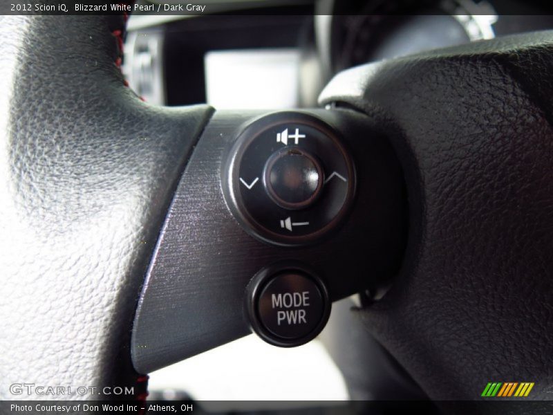 Blizzard White Pearl / Dark Gray 2012 Scion iQ