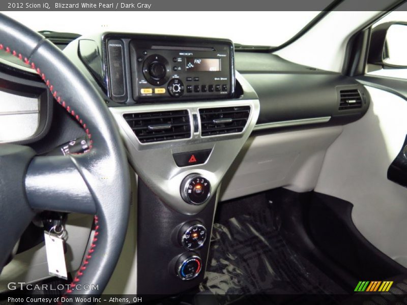 Blizzard White Pearl / Dark Gray 2012 Scion iQ