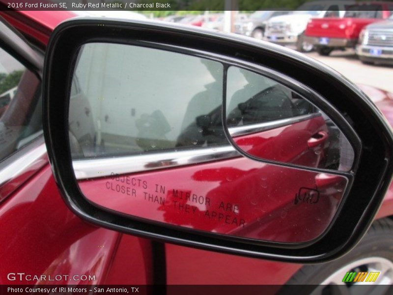 Ruby Red Metallic / Charcoal Black 2016 Ford Fusion SE