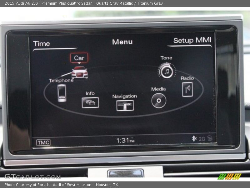 Quartz Gray Metallic / Titanium Gray 2015 Audi A6 2.0T Premium Plus quattro Sedan