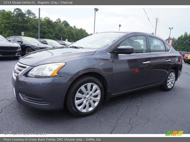 Magnetic Gray / Charcoal 2014 Nissan Sentra SV