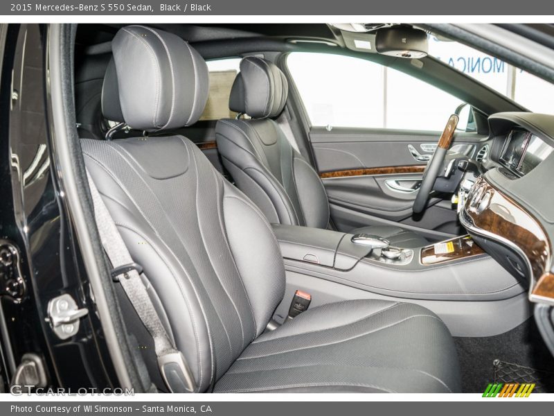 Black / Black 2015 Mercedes-Benz S 550 Sedan