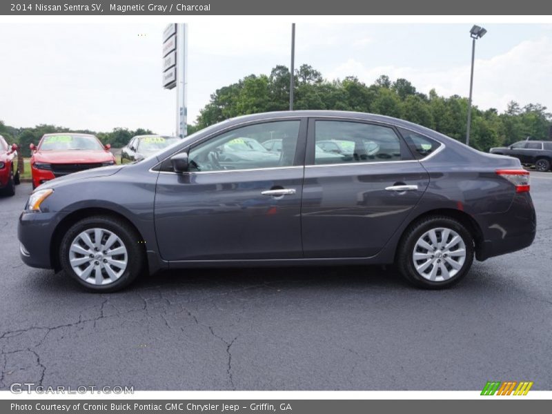 Magnetic Gray / Charcoal 2014 Nissan Sentra SV