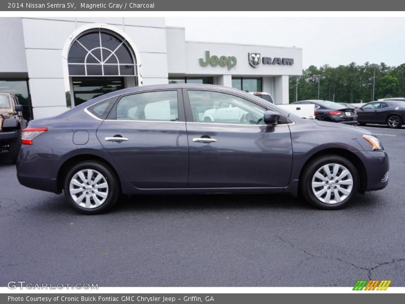 Magnetic Gray / Charcoal 2014 Nissan Sentra SV