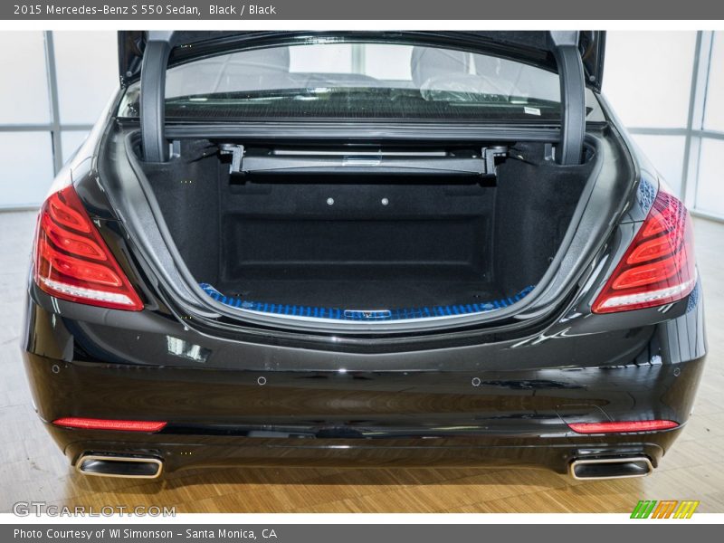 Black / Black 2015 Mercedes-Benz S 550 Sedan